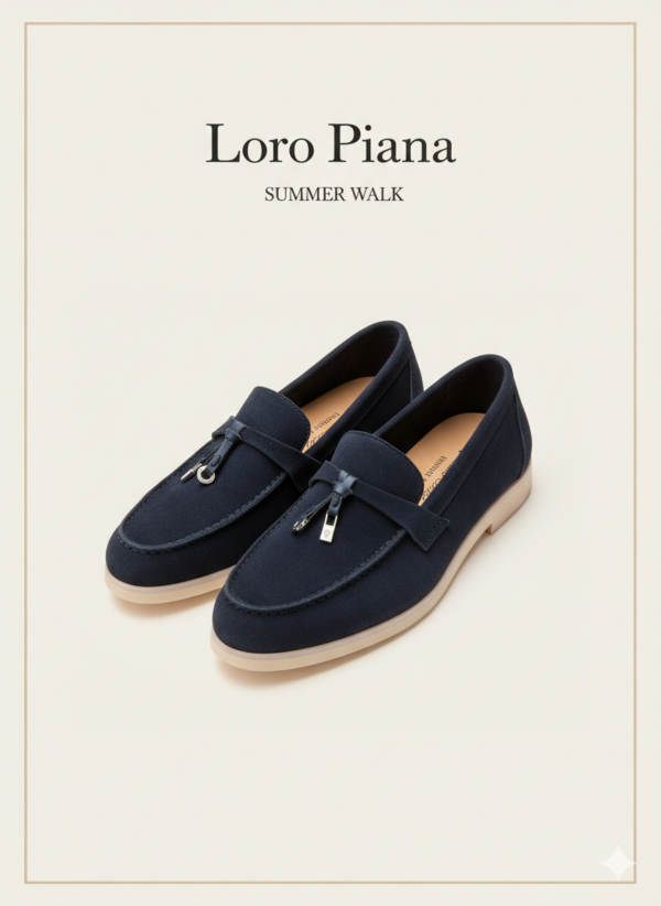 Лоферы замшевые Loro Piana