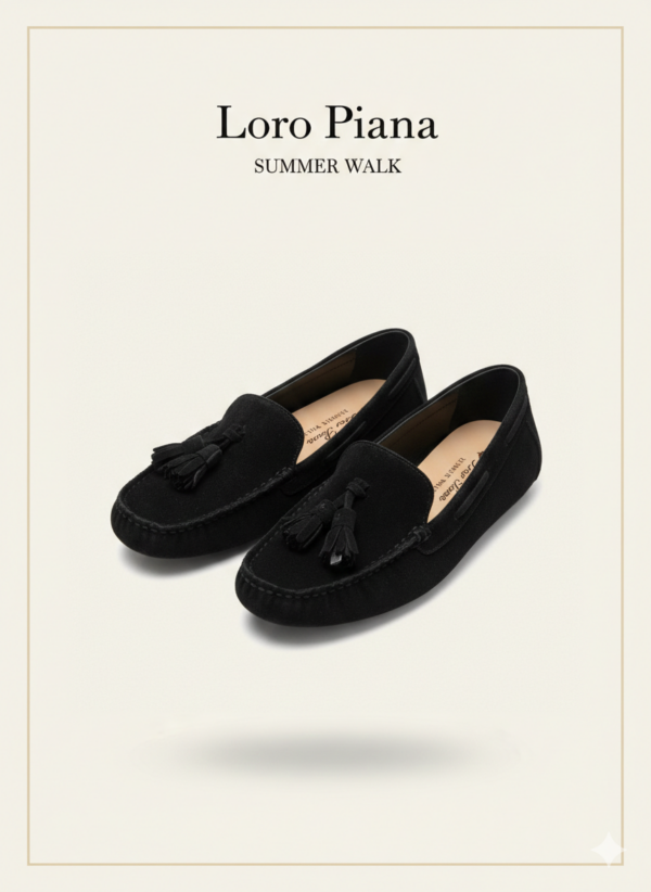 Лоферы замшевые Loro Piana