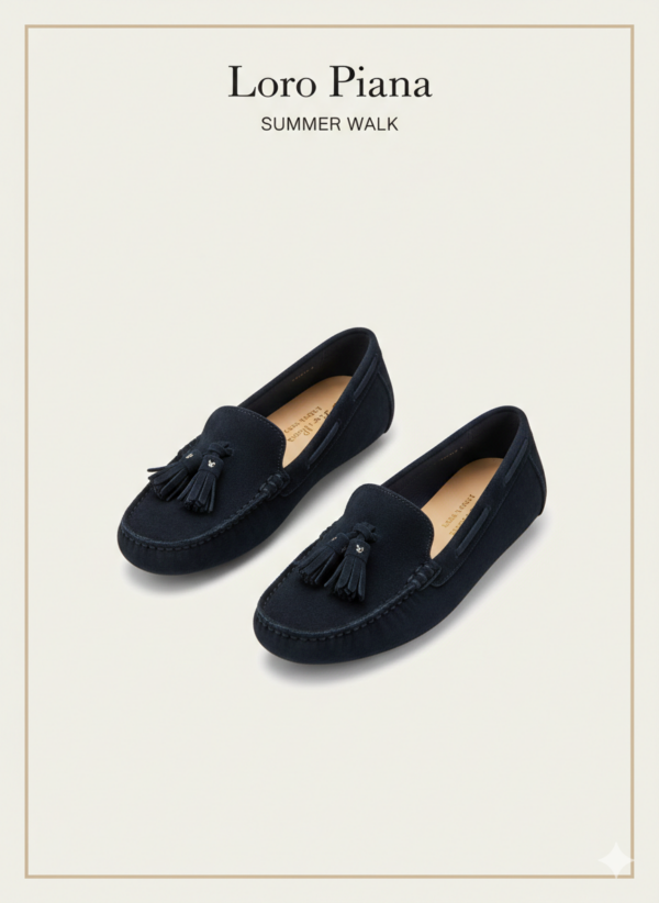 Лоферы замшевые Loro Piana