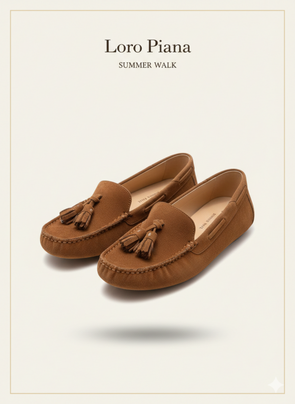 Лоферы замшевые Loro Piana