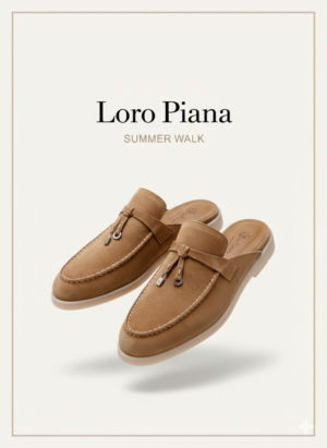 Лоферы-мюли замшевые Loro Piana