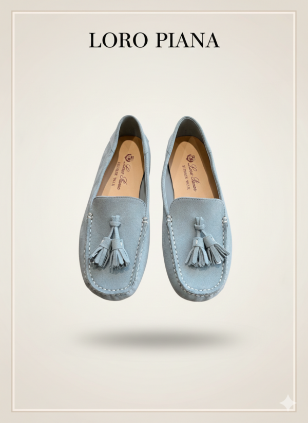 Лоферы замшевые Loro Piana