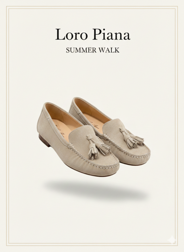 Лоферы замшевые Loro Piana