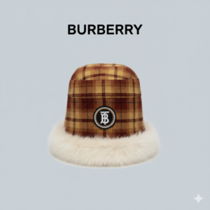 Шапка с мехом Burberry