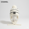 Шапка шерстяная с завязками Chanel