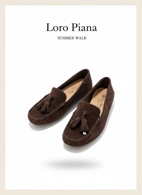 Лоферы замшевые Loro Piana
