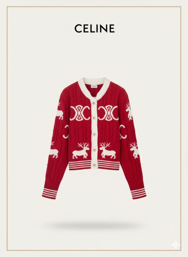 Кардиган шерстяной Celine