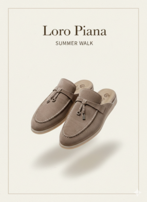 Лоферы-мюли замшевые Loro Piana