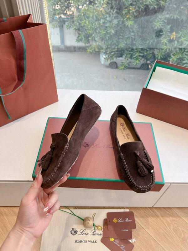 Лоферы замшевые Loro Piana