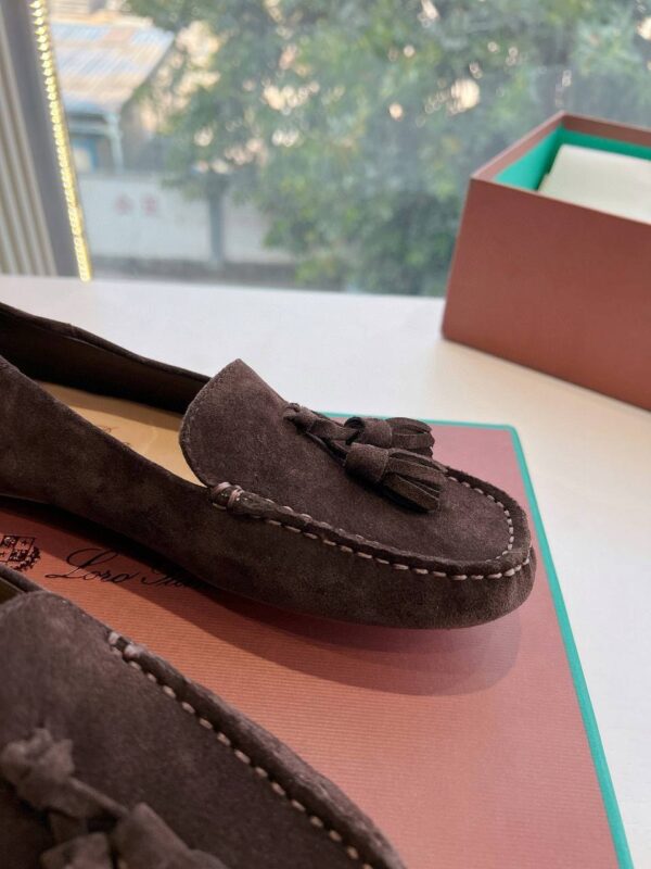 Лоферы замшевые Loro Piana