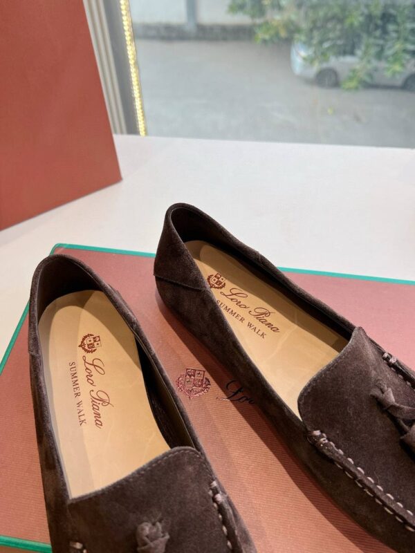 Лоферы замшевые Loro Piana