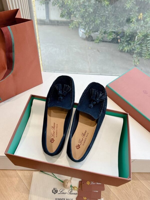 Лоферы замшевые Loro Piana