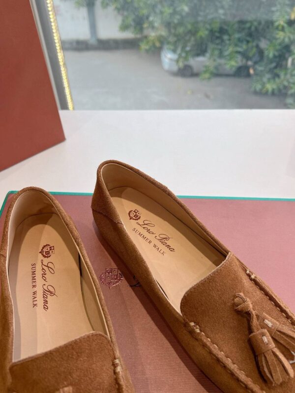 Лоферы замшевые Loro Piana