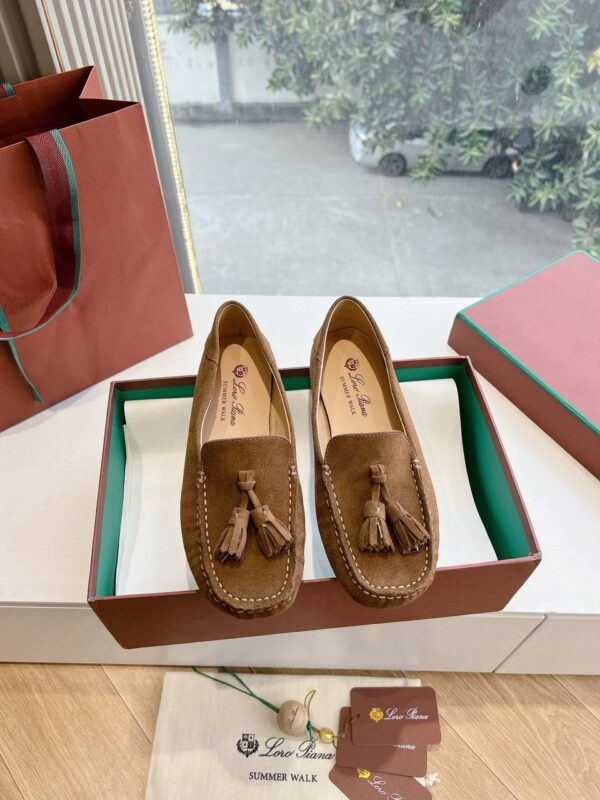 Лоферы замшевые Loro Piana