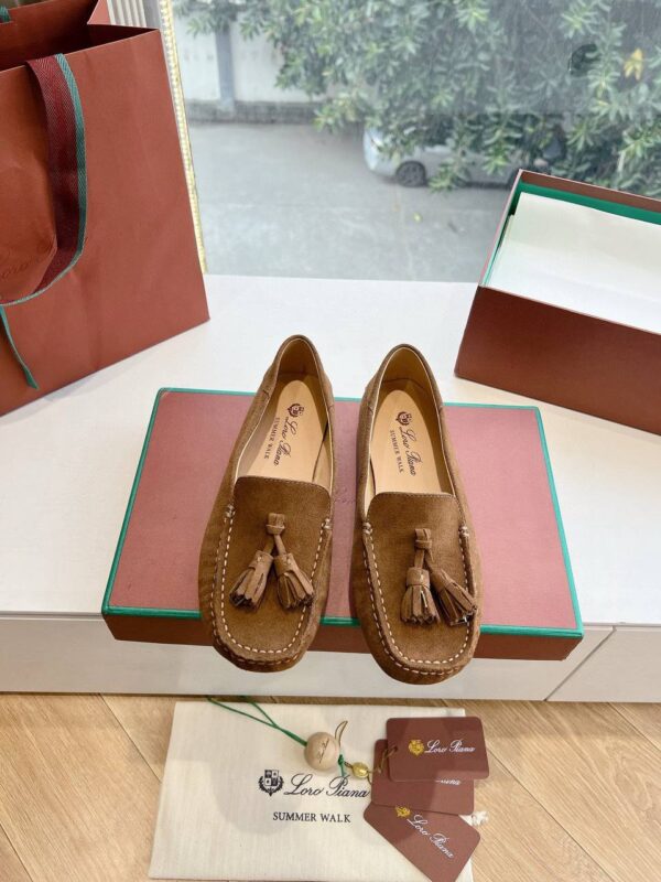 Лоферы замшевые Loro Piana