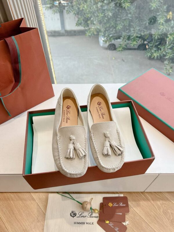 Лоферы замшевые Loro Piana