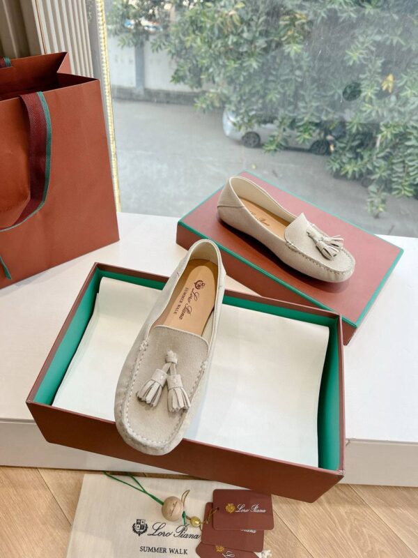 Лоферы замшевые Loro Piana