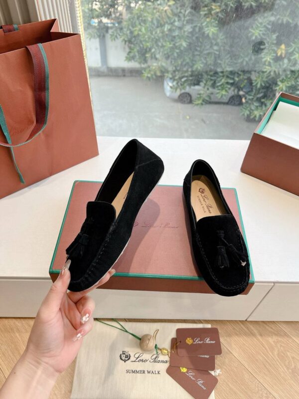 Лоферы замшевые Loro Piana