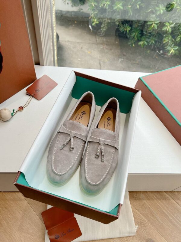 Лоферы замшевые Loro Piana