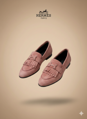 Лоферы замшевые Hermes