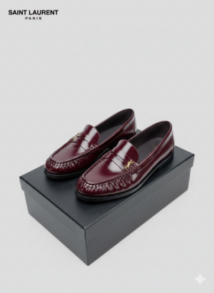 Лоферы лакированные YSL