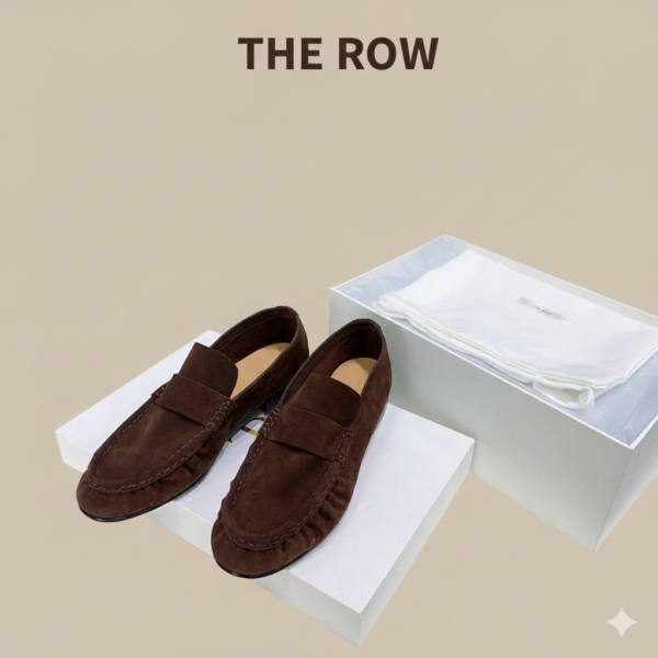 Лоферы замшевые the Row