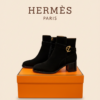Ботинки замшевые Hermes