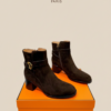 Ботинки замшевые Hermes