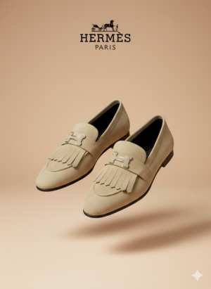 Лоферы замшевые Hermes