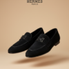Лоферы замшевые Hermes