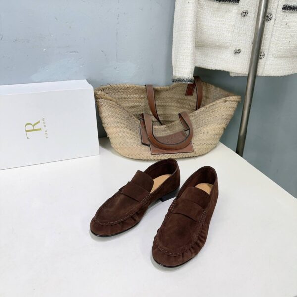 Лоферы замшевые the Row