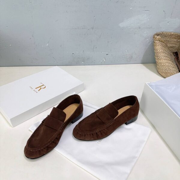 Лоферы замшевые the Row