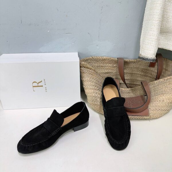 Лоферы замшевые the Row