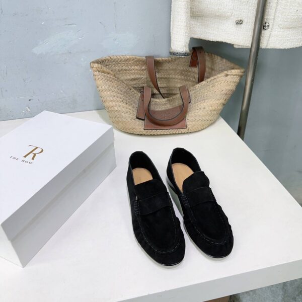 Лоферы замшевые the Row