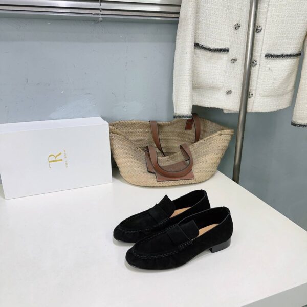 Лоферы замшевые the Row