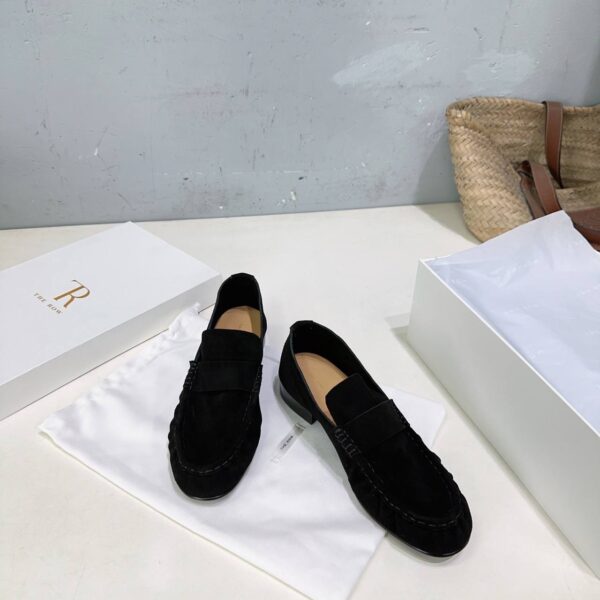 Лоферы замшевые the Row