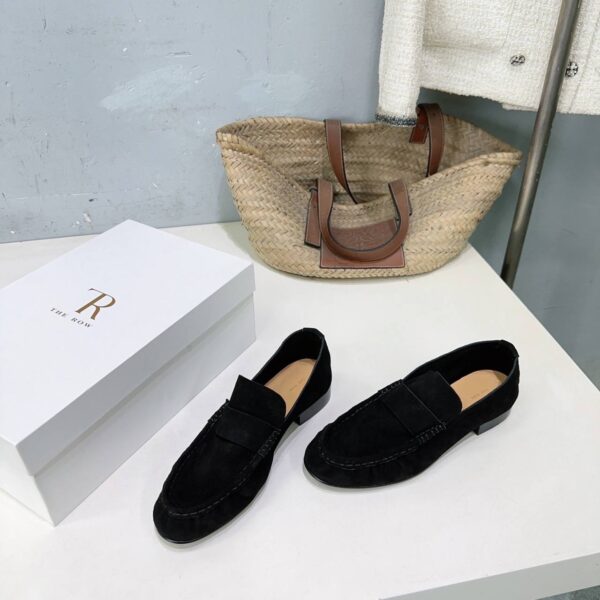 Лоферы замшевые the Row