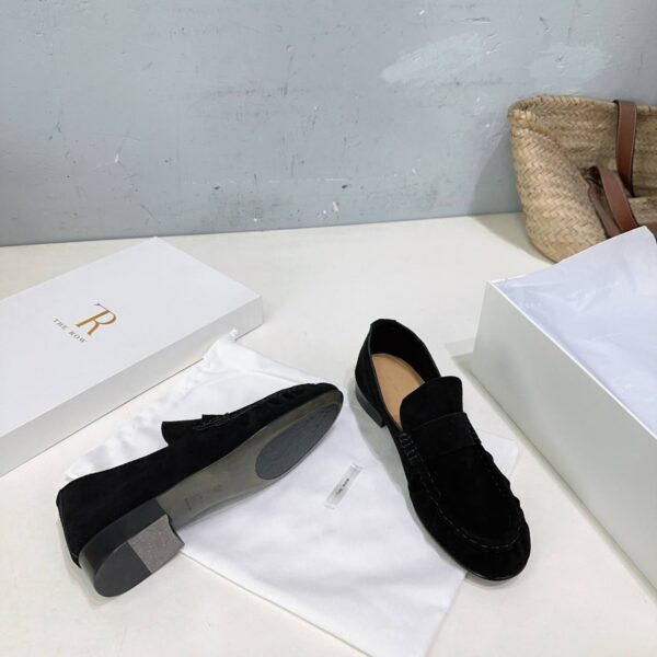 Лоферы замшевые the Row