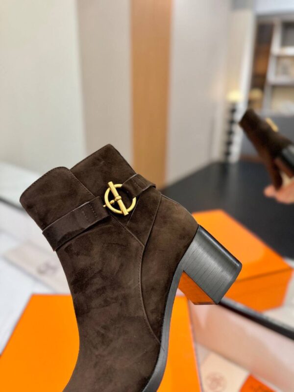 Ботинки замшевые Hermes