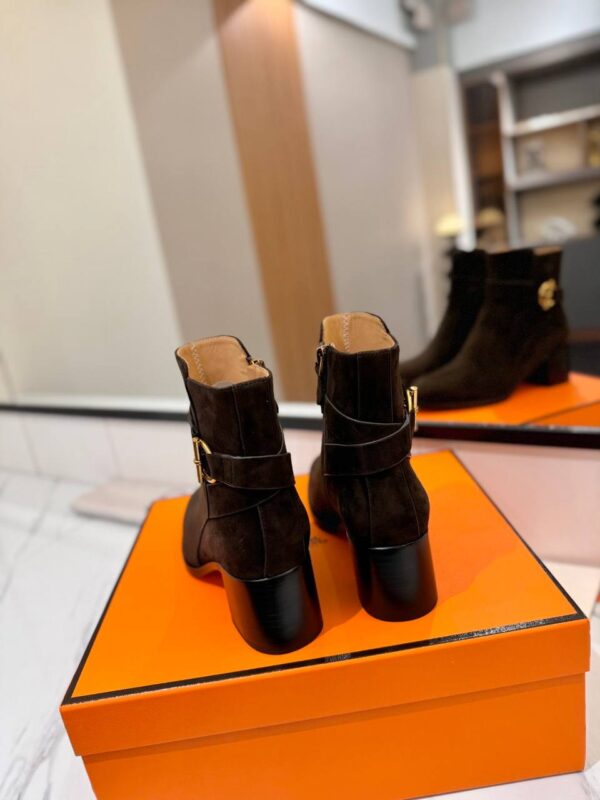 Ботинки замшевые Hermes