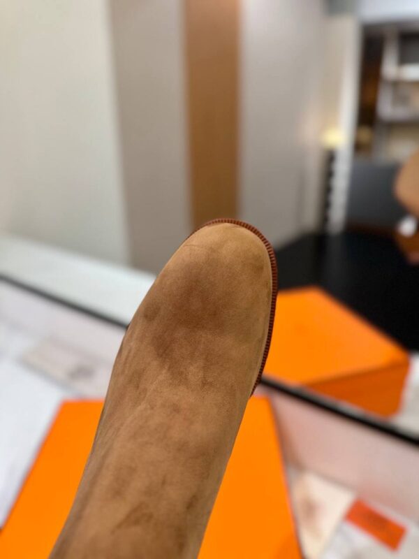 Ботинки замшевые Hermes