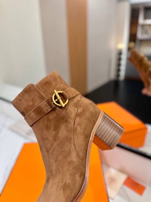 Ботинки замшевые Hermes