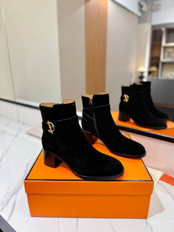 Ботинки замшевые Hermes