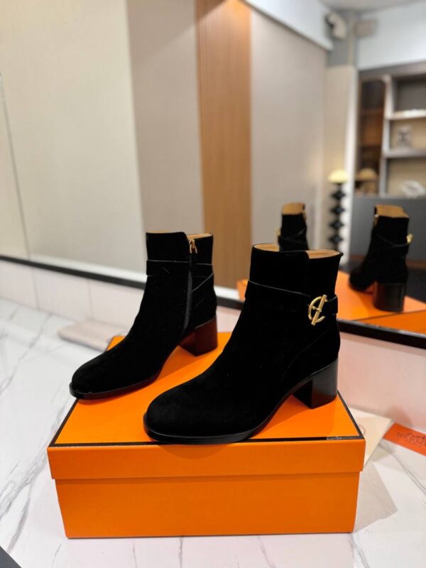 Ботинки замшевые Hermes