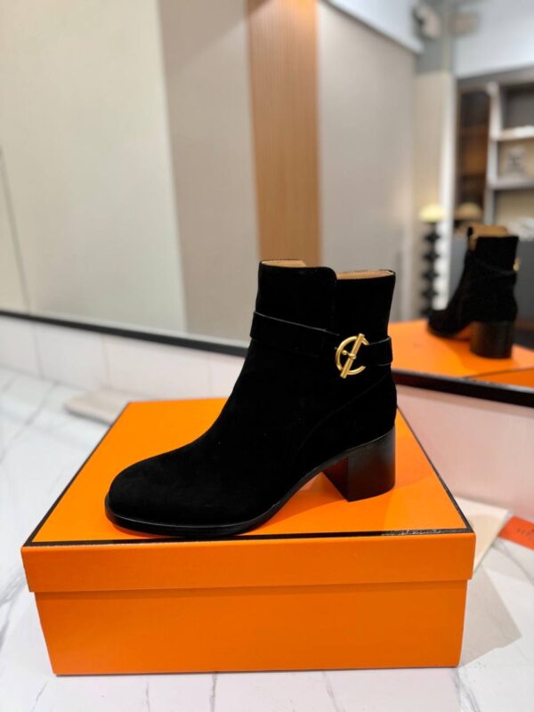 Ботинки замшевые Hermes