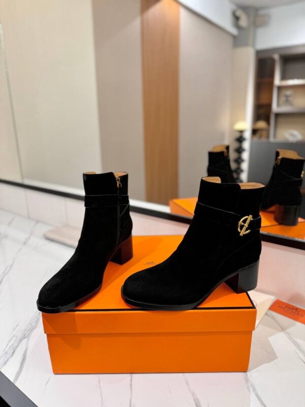 Ботинки замшевые Hermes