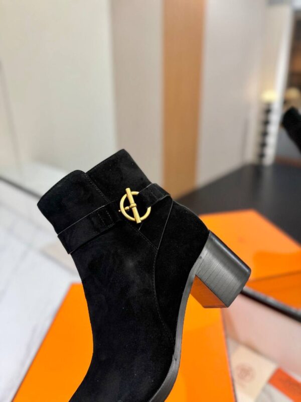 Ботинки замшевые Hermes