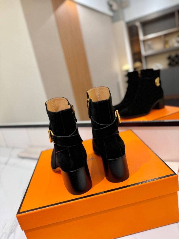 Ботинки замшевые Hermes