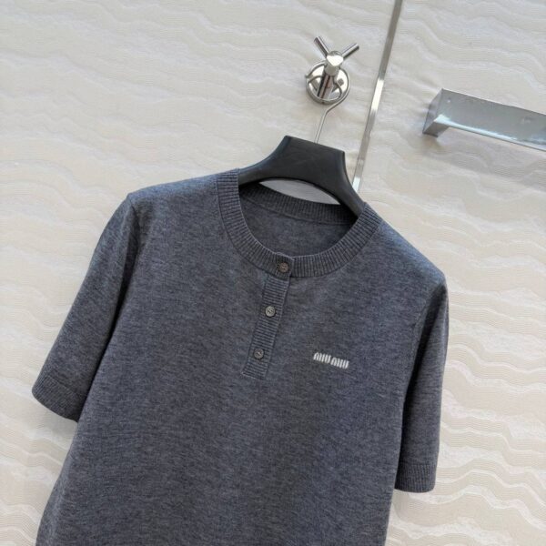 Футболка с планкой Miu MIu