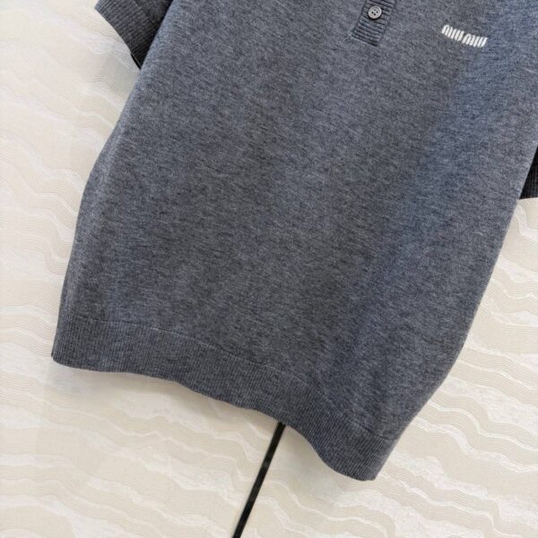 Футболка с планкой Miu MIu